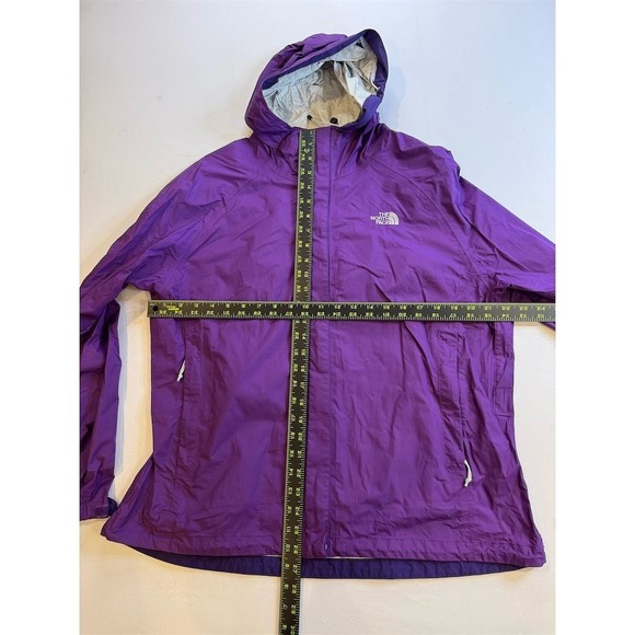 The North Face Women's XL Purple HyVent Rain Jacket Waterproof Casual - Picture 3 of 10